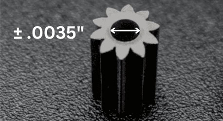 Realizing a Pinion Gear Design with Extremely Tight Tolerances